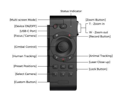 Tail Air Remote - Пульт ДУ Obsbot, ORB-2205-CT