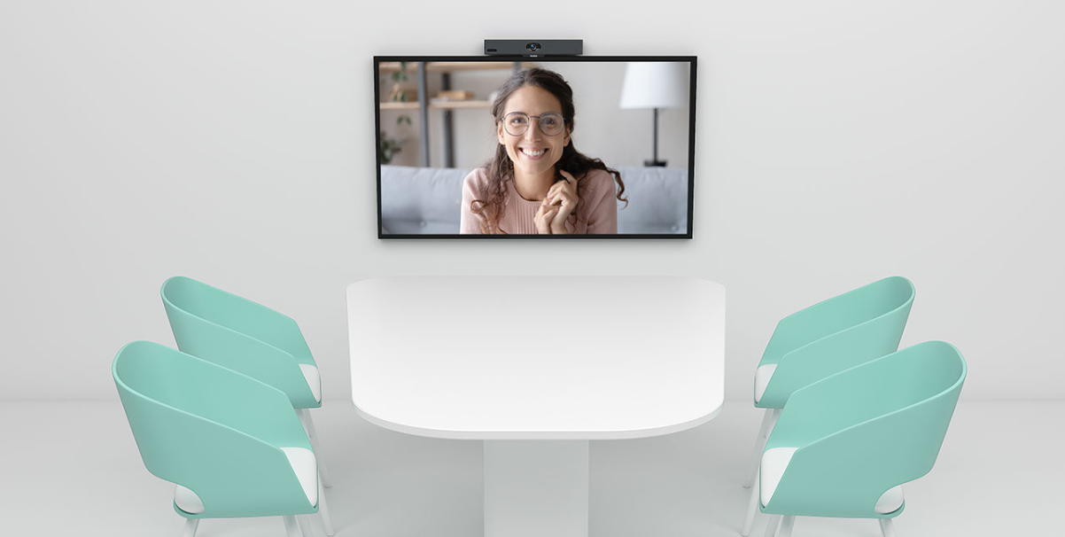 Общий вид: Видеотерминал всё в одном Yealink MeetingBar A10 на Android для малых переговорных и домашнего офиса