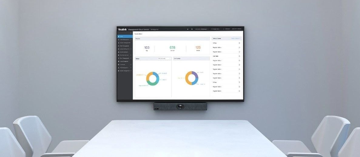 Установка и совместимость: Yealink UVC42 настенный монтаж крепление на телевизор поддержка внешних микрофонов стандарт UAC UVC
