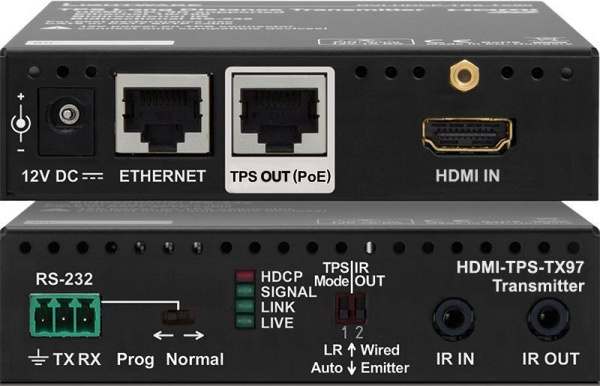 91540024, Lightware, HDMI-TPS-TX97, HDMI1.4 + Ethernet + RS‐232 + bidirectional IR HDBaseT transmitt