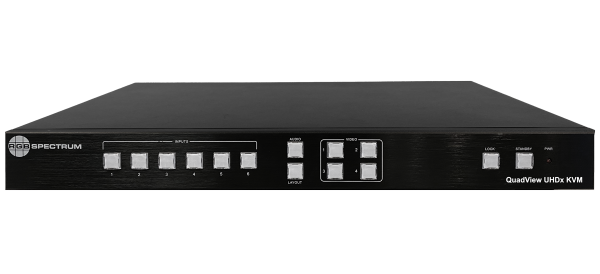QuadView UHDX KVM RGB Spectrum Мультивьюер RGB Spectrum QuadView UHDX KVM с функцией КВМ-управления