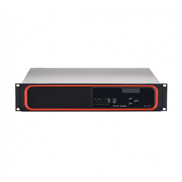 AMP-4300R CV Biamp Цифровой сетевой усилитель мощности Tesira для работы в сети AVB, 4 канала по 300 Вт на 70/100