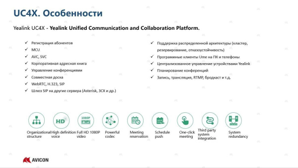 UC meeting - SIP/H.323 license Ключ активации, 510004000023