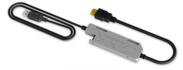 91570001, Lightware, HDMI20-OPTJ-RX90, Компактный приемник HDMI2.0 по оптоволокну до 600 м. Full 4K,