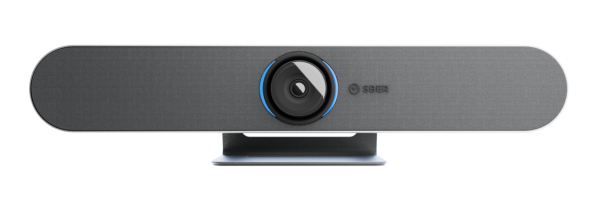 SDVB-4х001B Видеобар Видеобар Sber ( черный, 4K камера 5x EPTZ, 110 FOV, микрофон 6м, динамики 8W, терминал с ПО JazzRooms)