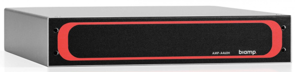 AMP-A460H Biamp TESIRA  4 канальный усилитель, 60Вт на канал при 4,8 Ом или 70/100В, 1U половина ширины рэка.(912.0438.900)