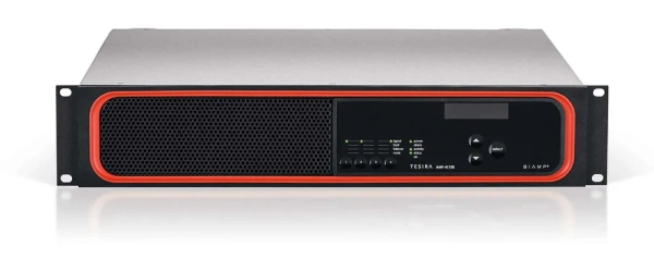  AMP-4175R Biamp Цифровой сетевой усилитель мощности Tesira для работы в сети AVB, 4 канала по 175 Вт  на 4/8 Ом