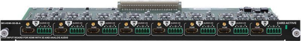 91120008, Lightware, MX-HDMI-3D-IB-A, Модуль на 8 входов HDMI1.4 deep color с поддержкой DVI и HDCP.