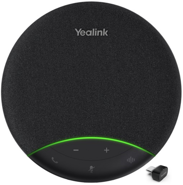 SP92 with Dongle USB-C/A Bluetooth спикерфон Yealink (SP92, BT51-C донгл, чехол для переноски, набор кабелей, 2-year AMS)