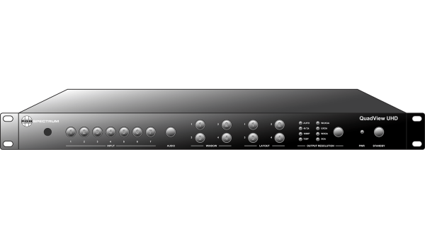QuadView UHD RGB Spectrum Мультивьюер RGB Spectrum QuadView UHD с 7 видеовходами