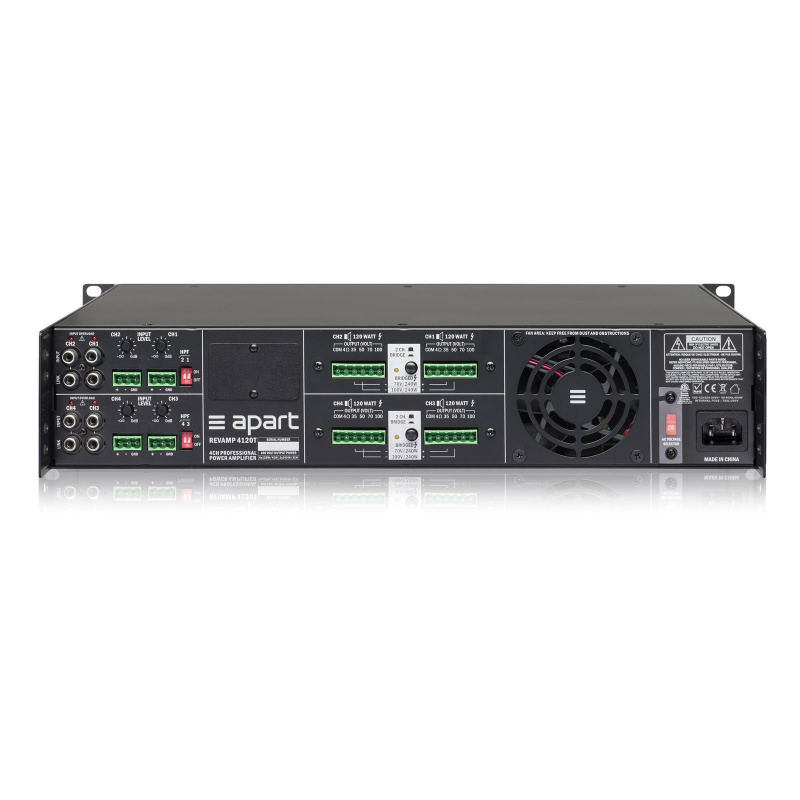 REVAMP4120T Четырехканальный усилитель класса D 4 x 120 W Biamp
